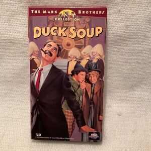 Duck Soup Marx Brothers Collection VHS Movie Comedy